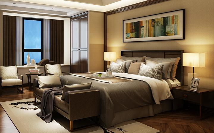 中式古典风格家装设计室内设计装饰装修设计全案施工图3d效果图